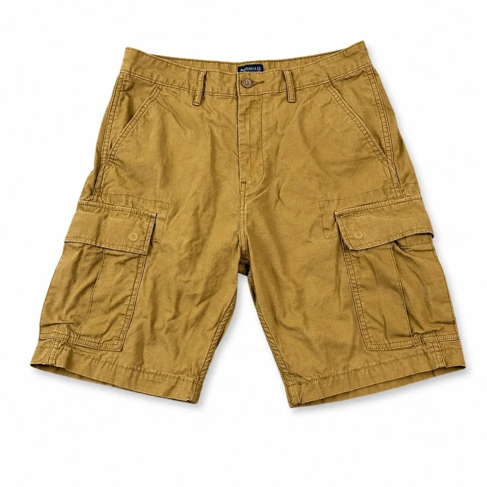 Levi's Mens Cargo Shorts Size 30 Brown Ripstop Cotton Utility Hiking Casual‎
